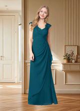 Augday Gladys A-Line Queen Anne Lace Chiffon Dress
