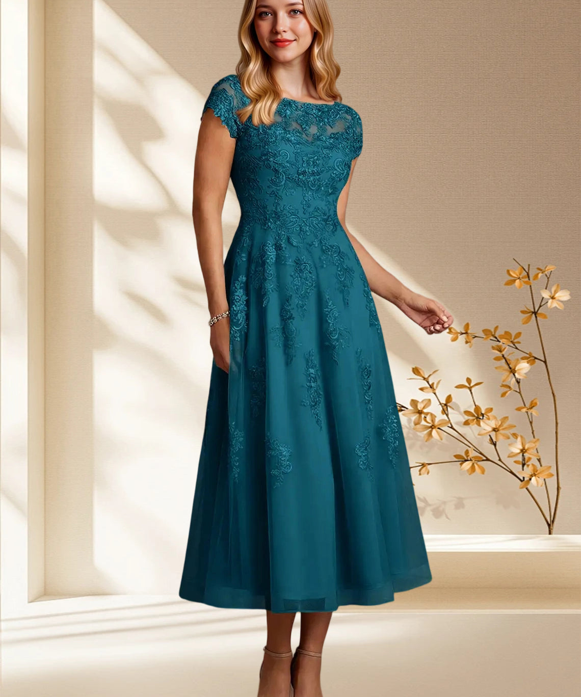 Augday Jolanda A-Line Lace Dress