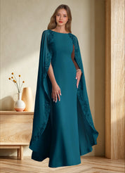 Augday Artemisia Sheath Lace Chiffon Dress