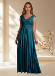 Augday Amethyst A-Line Lace Dress
