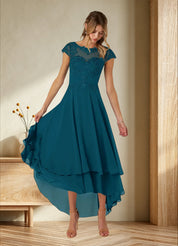 Augday Shonda Lace Chiffon Dress