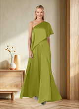 Augday Hagretta Jumpsuit/Pantsuit Stretch Satin Dress
