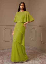 Augday Bowie A-Line Chiffon Dress