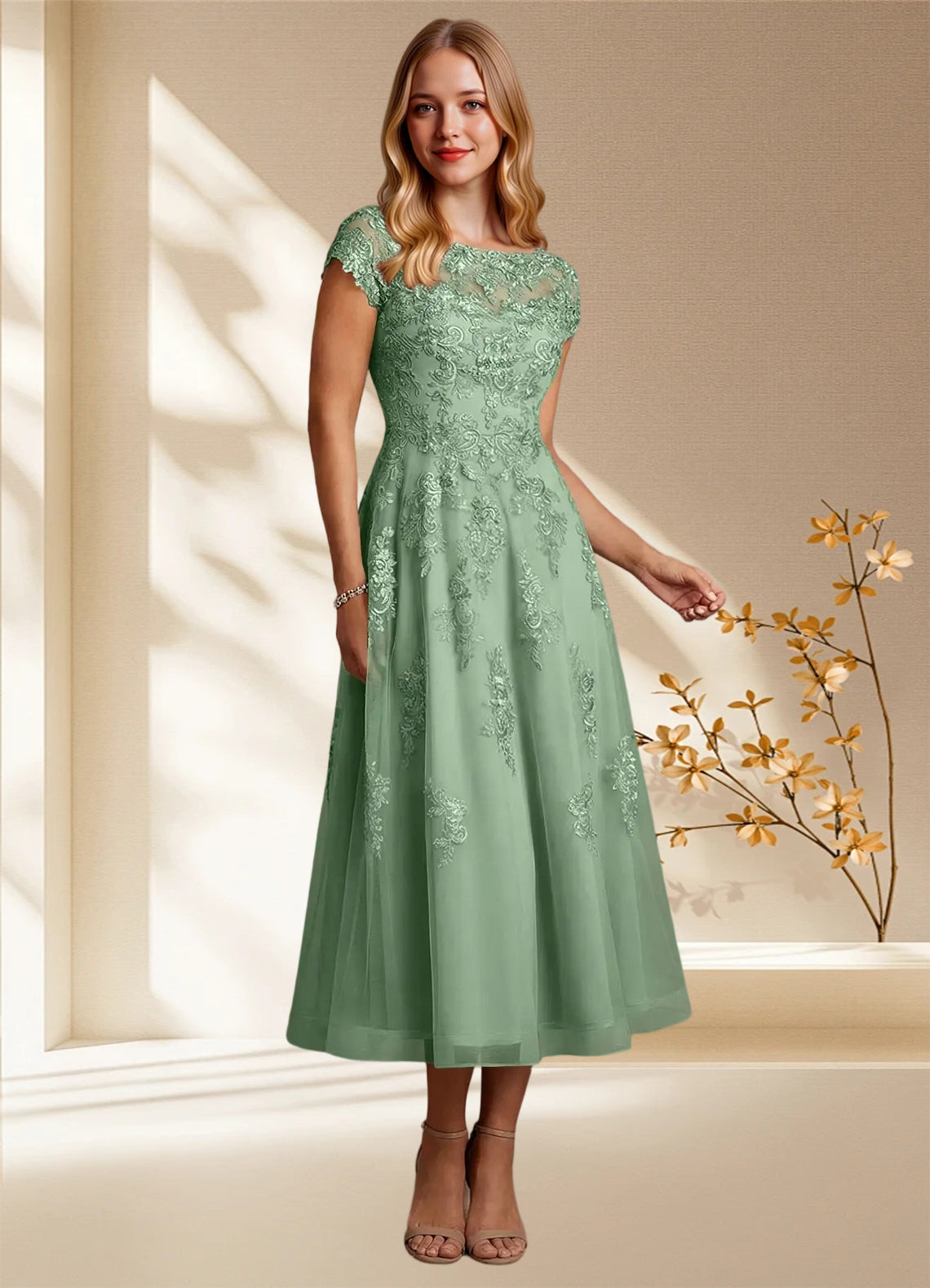 Augday Jolanda A-Line Lace Dress