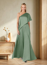 Augday Hagretta Jumpsuit/Pantsuit Stretch Satin Dress