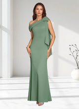 Augday Myers Mermaid Pleated Stretch Crepe Dress