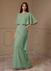 Augday Bowie A-Line Chiffon Dress