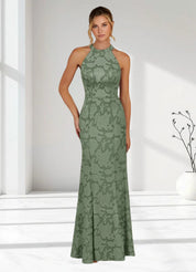 Augday Tyra Mermaid Floral Burnout Dress