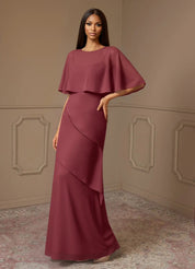 Augday Bowie A-Line Chiffon Dress