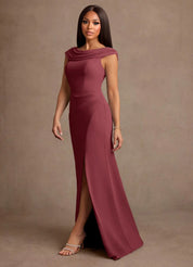 Augday Irvine A-Line Pleated Chiffon Dress