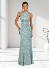 Augday Tyra Mermaid Floral Burnout Dress