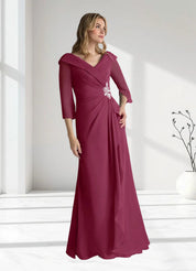 Augday Jaycee A-Line Chiffon Dress