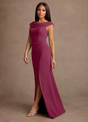 Augday Irvine A-Line Pleated Chiffon Dress