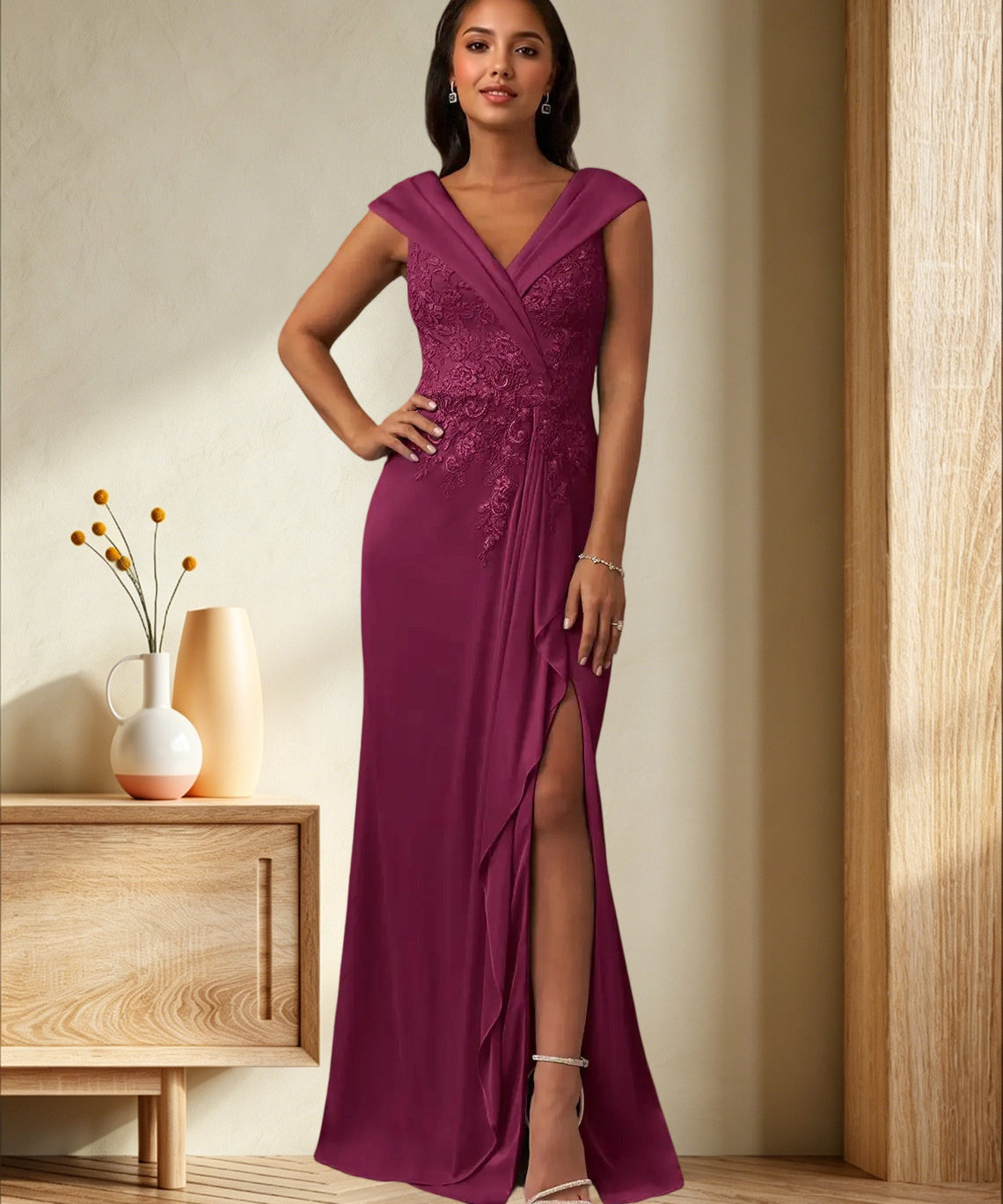 Augday Calathea A-Line Lace Dress