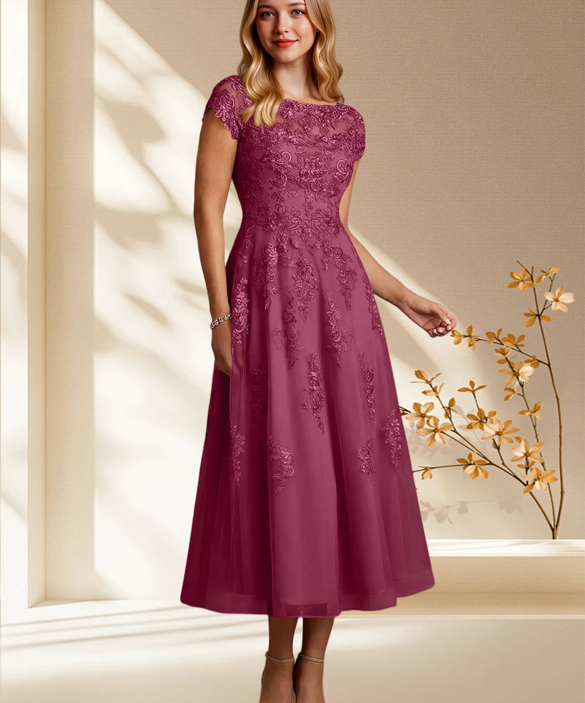 Augday Jolanda A-Line Lace Dress