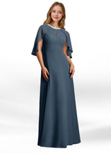 Augday Winnifred A-Line Beaded Chiffon Dress