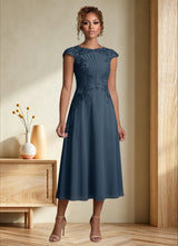 Augday Crista A-Line Lace Chiffon Dress