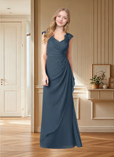 Augday Gladys A-Line Queen Anne Lace Chiffon Dress