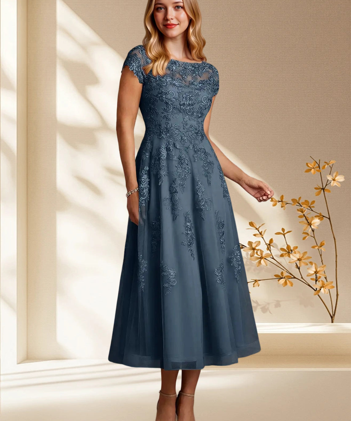 Augday Jolanda A-Line Lace Dress