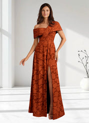 Augday Milton Milton A-Line Pleated Floral Burnout Dress