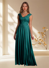 Augday Amethyst A-Line Lace Dress