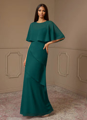 Augday Bowie A-Line Chiffon Dress