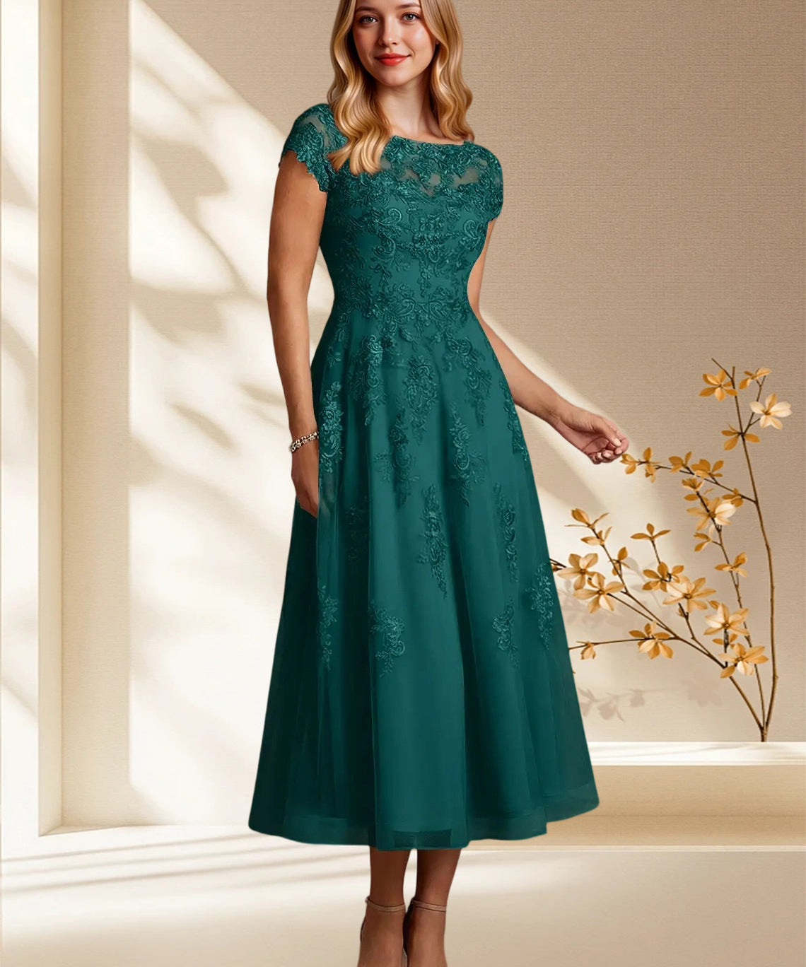Augday Jolanda A-Line Lace Dress