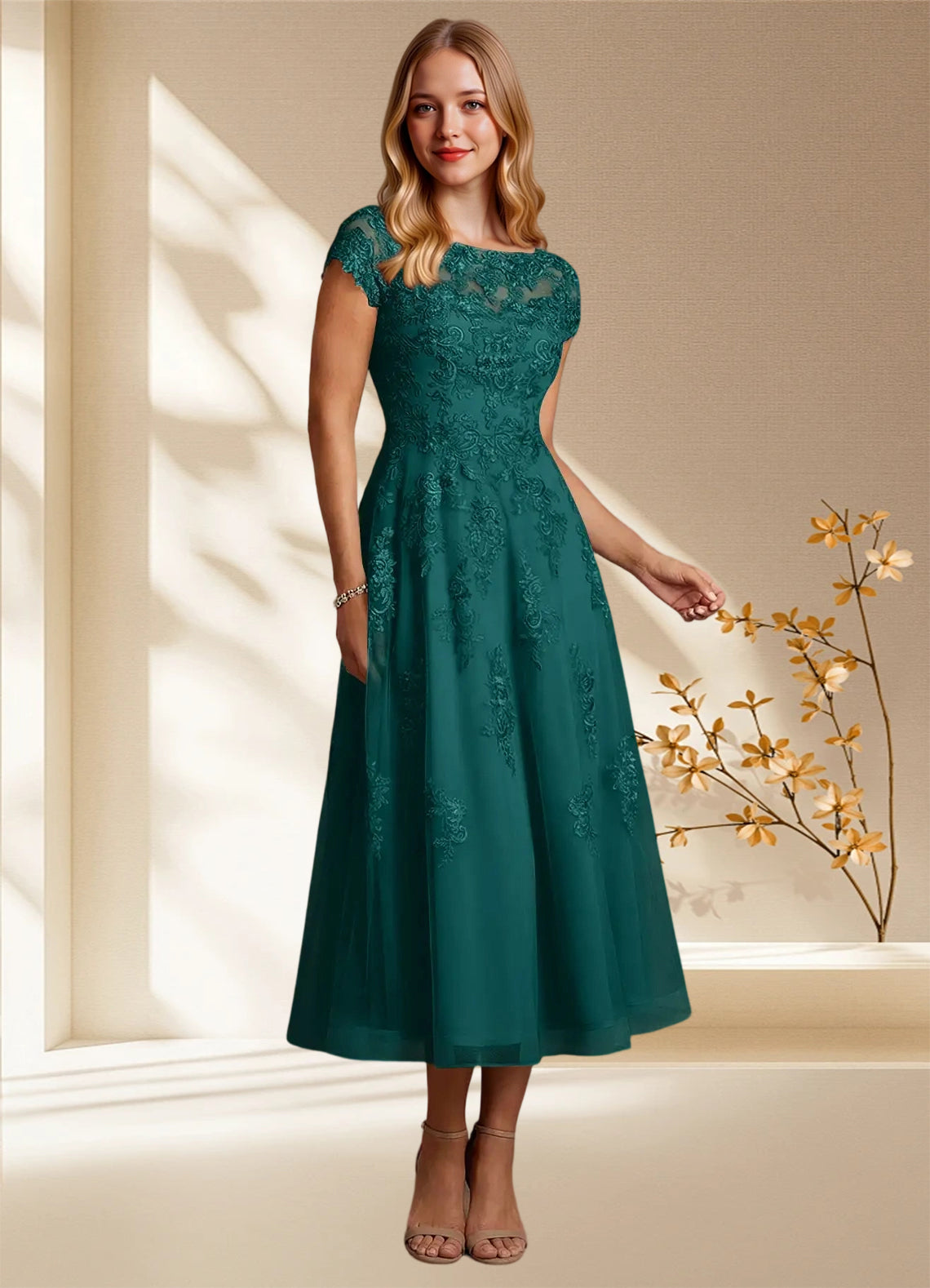 Augday Jolanda A-Line Lace Dress