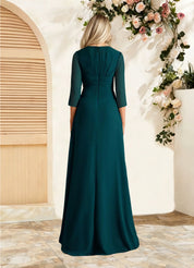 Augday Mayfield A-Line Pleated Chiffon Dress