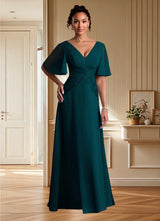Augday Milliat A-Line Lace Chiffon Dress