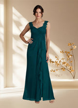 Augday Edelin A-Line Sweetheart Neckline Pleated Mesh Dress