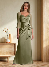 Augday Nampa Sheath Pleated Mesh Dress