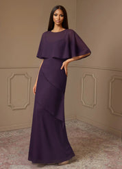Augday Bowie A-Line Chiffon Dress