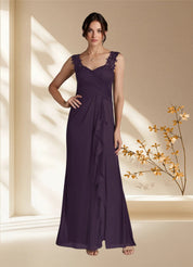 Augday Edelin A-Line Sweetheart Neckline Pleated Mesh Dress