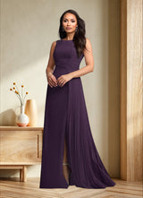 Augday Galvan A-Line Sequins Chiffon Dress