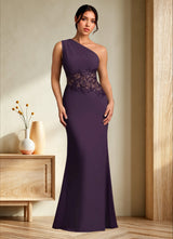 Augday Kathie Mermaid Lace Chiffon Dress