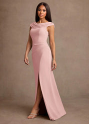 Augday Irvine A-Line Pleated Chiffon Dress