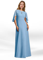 Augday Winnifred A-Line Beaded Chiffon Dress