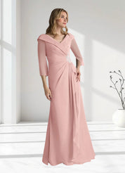 Augday Jaycee A-Line Chiffon Dress