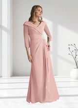 Augday Jaycee A-Line Chiffon Dress