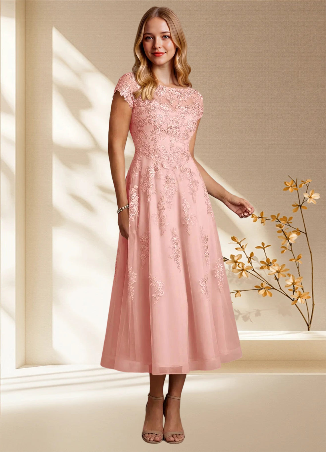 Augday Jolanda A-Line Lace Dress