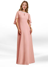 Augday Winnifred A-Line Beaded Chiffon Dress