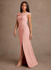 Augday Irvine A-Line Pleated Chiffon Dress