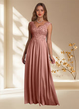 Augday Amethyst A-Line Lace Dress