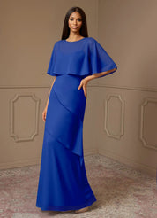 Augday Bowie A-Line Chiffon Dress