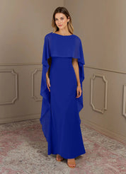 Augday Sheath Scoop Stretch Crepe Dress