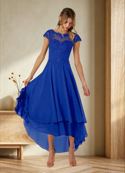 Augday Shonda Lace Chiffon Dress