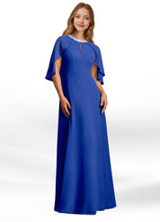 Augday Winnifred A-Line Beaded Chiffon Dress