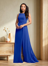 Augday Galvan A-Line Sequins Chiffon Dress