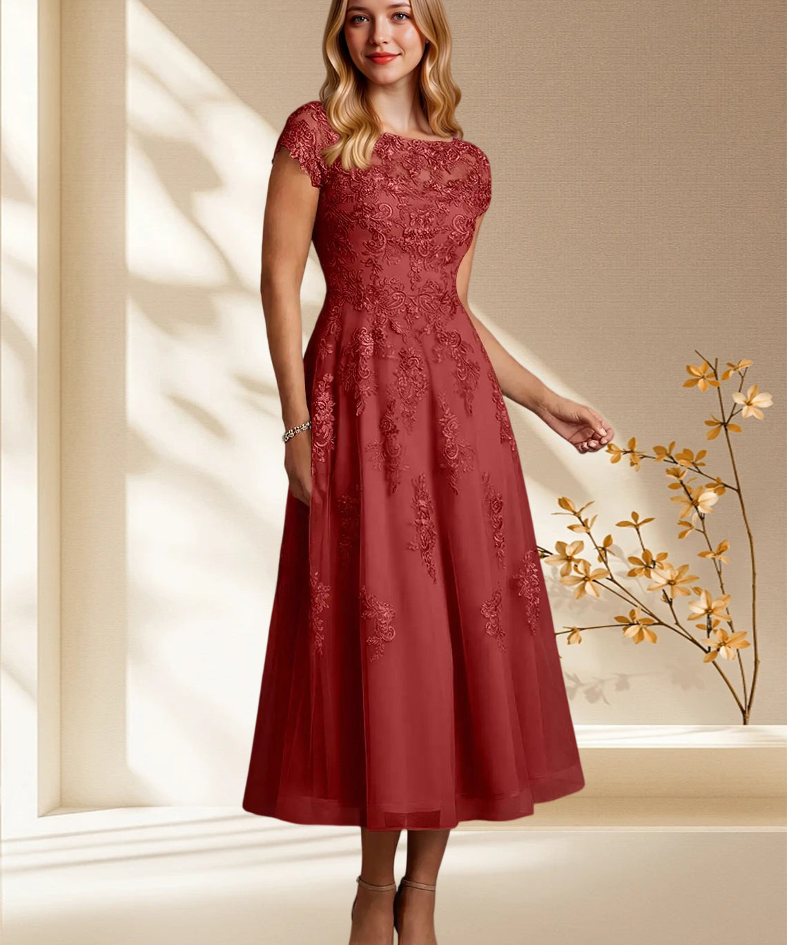 Augday Jolanda A-Line Lace Dress